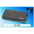 2013 New HDMI Splitter 1.3 version 1 in 2 out HD-102M